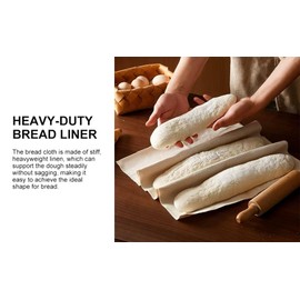 Tea Towels for Baking Sourdough, 2PCS 14x12inch Bread Towel for Baking and Fermenting, Bread Towels for Proofing,Bread Cloth, Linen Cloth