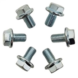 TOTMOX 6PCS Torque Converter Metric Bolt Kit Compatible with GM 4L60E 4L65E 4L70E 4L80E 700R4 200-4R 3L80 4T60E 4T65E 4 Speed Overdrive M10-1.5x16 Flange Bolts LS1 LS Vortec Automatic