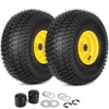 GICOOL 15x6.00-6nhs Lawn Mower Tire Assembly, 15x6-6 Riding Lawnmowers and