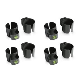 Gravity SA CC 35 B Speaker Pole Cable Clips, 35 mm, 4-Pack