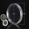 MUDOR 41 mm Coin Holder, 60 Pieces Silver Dollar Capsules