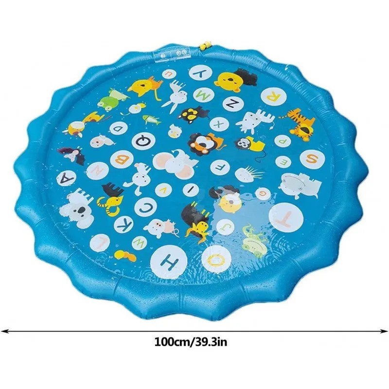 Pet Water Play Mat for Summer Fun – PVC Spray