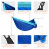 AnorTrek Camping Hammock, Super Lightweight Portable Parachute Hammock with Two