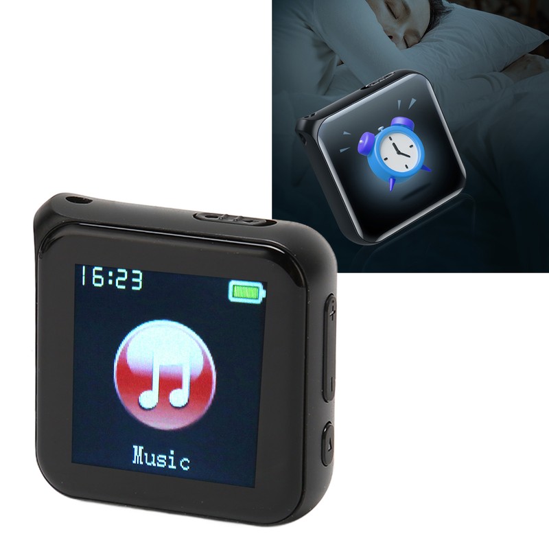 MP3 Player Voice Recorder Multifunctional Electric Book Radio Alarm Clock