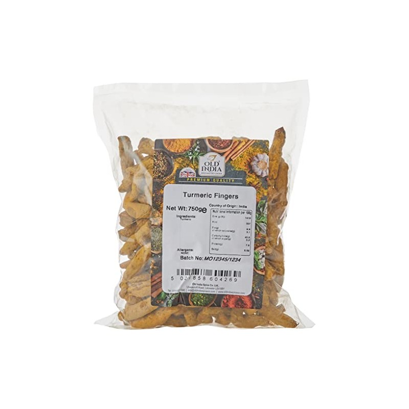Old India Turmeric Fingers 750g