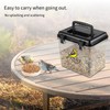 Bird Seed Storage Container Clear Bird Seed Container5Ib Indestructible Bird