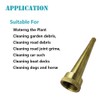 KOMANDE 6 Inch Brass Garden Water Hose Nozzle Jet, 3/4