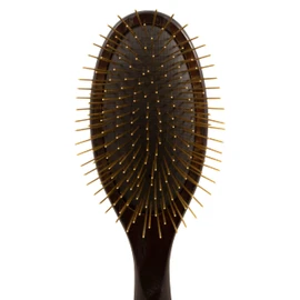 Chris Christensen Dog Brush, 27 mm Oval Pin Brush, Fusion Series, Groom Like a Professional, Brass Pins, 100% Static Free, Ground and Polished Tips