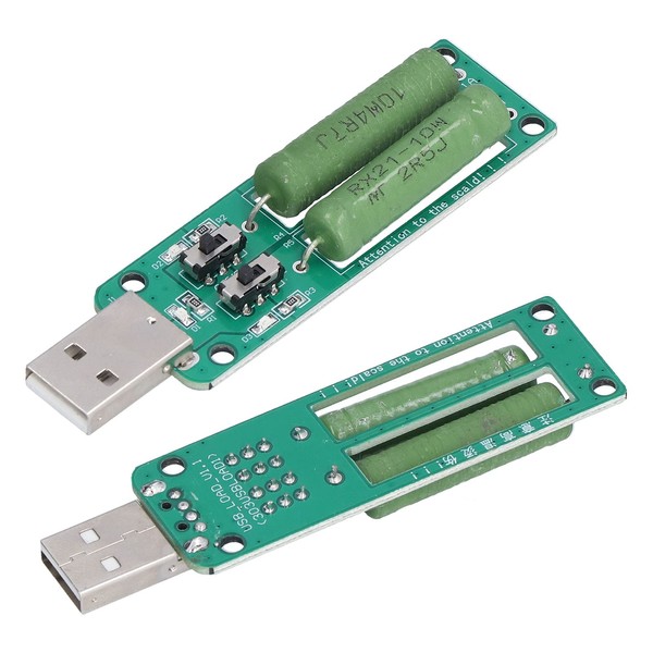 USB Load Tester Adjustable Resistance Electronic Test Module 1A 2A