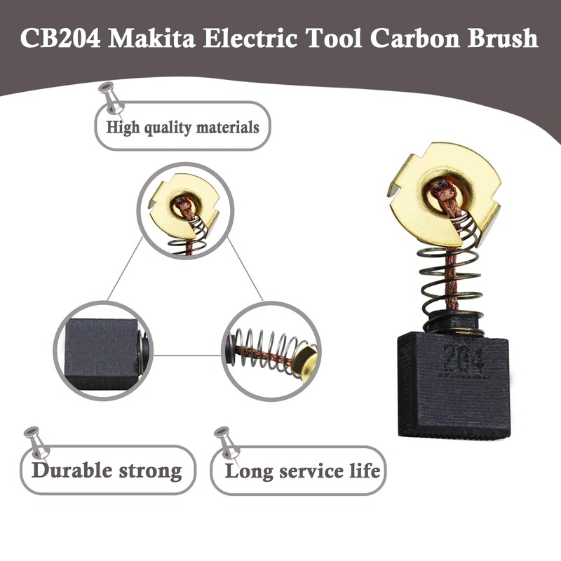 Follde CB204 Replacement for Makita GA7021 Carbon Brushes, Fits For