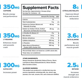 LEGION Pulse Pre Workout Supplement - All Natural Nitric Oxide Preworkout Drink to Boost Energy, Creatine Free, Naturally Sweetened, Beta Alanine, Citrulline, Alpha GPC (Sour Mango)