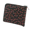 Indenya 1008-21-008 F Coin Purse, Deer Leather, Black Background x