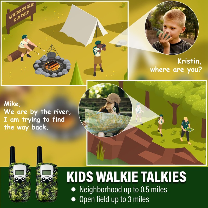 Kids Explorer Kit - 10-in-1 Nature Explore Set with Walkie