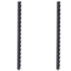 SWOMMOLY Wall Mounted Rack for Rails Shelf Brackets Stanchions, Black