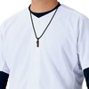 Suweibuke Inspiration Baseball Necklaces Baseball Jersey Number 0-99 Necklace Stainless