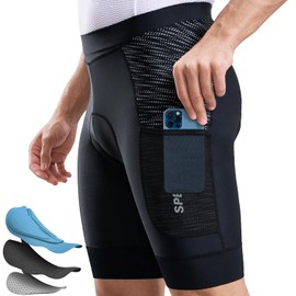 SPEEDCYC Men’s Bike Shorts 4D Padded Cycling Bicycle Road Biking Mountain Riding UPF 50+ Cycle Shorts