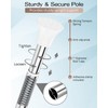 ALLZONE Corner Shower Caddy Tension Pole, Quick to Install, Easy