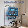 Heavy Duty Power Tool Organizer Wall Mount with Charging Station,