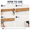 Picture Hanging Tool, 16 Inch Wood Level Ruler for DIY