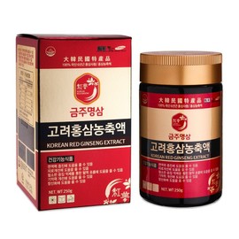 Geumju Myeongsam Korean red ginseng concentrate (250g) 100% domestic 6-year-old red ginseng concentrate, 1 piece / 금주명삼 고려홍삼농축액(250g) 100% 국산 6년근홍삼농축액, 1개