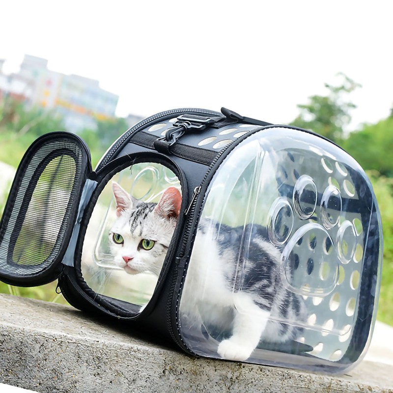 Cat Carrier Backpack Portable Large Capacity Foldable Breathable Handheld Space