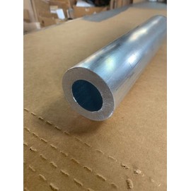 3" OD x 1/2" Wall 6061 Aluminum Round Tube, 2" ID Aluminum Tubing (8)