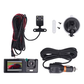 Car Traffic Recorder Night Vision 320mAh 3 Lens Front Rear Built in Camera 2.0 In IPS Mini USB 5V 2A HD Car Dashboard Recorder