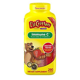 L'il Critter Kids' Immune C Plus Zinc and Vitamin D (290 Count)