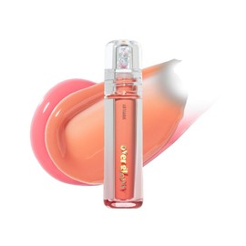 ETUDE Over Grow Gloss Cotton Candy, 0.1 oz (2.8 g), Lip Gloss, Gloss, Luster, Plushy, Lipstick, Moisturizing, Oil Film