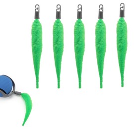 BOXOB 5pcs Cat Ball Toy Replacement Tails, Interactive Cat Toy Accessories Attachments Automatic Moving Ball Worm Refills Rope Compatible with 2.0 (Green)