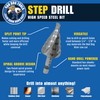 Bad Dog Tools ¼” - ⅞” High Speed Steel Step