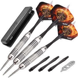 Fat Cat Blazer Steel Tip Darts with Storage/Travel Case, 23 Grams