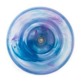YoyoFactory Flight Offstring Yo-Yo - Blue/Purple (Modern Performance Yoyo, Solid Body, Free Style Yoyoing Tricks, Cord and Instructions Included)