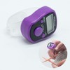 Purple Knit Counter Knitting Crochet Stitch Marker Row Counter,Finger Digital