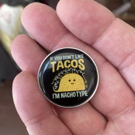 Taco Bell Live Mas Hat Pin Mild Fire Hot Sauce New Baja Blast Nacho Type