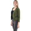 Malito 6040 Women's Long Sleeve Blazer Plain Jersey Blazer Short