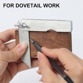 Tuperoymse Sliding T-Bevel Gauge Protractor 4 Inch Mini Bevels Angle Adjustable Carpenter Bevels Finder for Woodworking