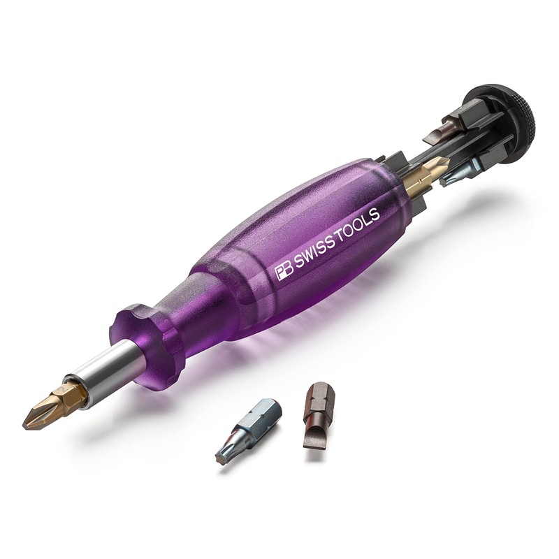 PB SWISS TOOLS 6464.PURPLE Multicraft C6 Driver Bit Set of