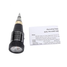 Raguso 2 in 1 Humidity Monitor Detector PH Soil Meter Tester Moisture Light Sensor Acidity Test Tool for Farm Garden Lawn Agricultural Use