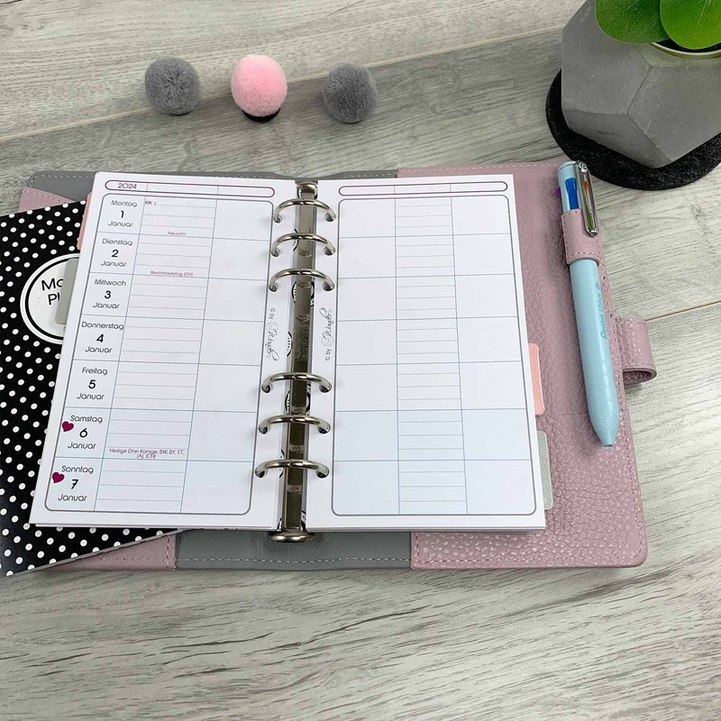 SinnWunder® Premium Calendar Inserts 2026 - Weekly Calendar - 1