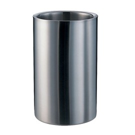 Service Ideas WC1 Wine Chiller, Brushed Stainless Steel, Silver