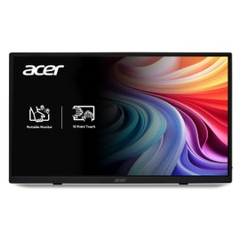 Acer Portable Monitor | 15.6" FHD IPS Touch | FreeSync Compatible | External Monitor for Laptop | 2 x USB 3.1 Type-C Port & Mini HDMI | PM161QT (Renewed)