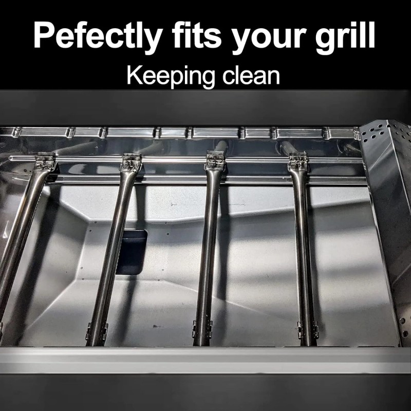 Uniflasy Universal Adjustable Grease Tray For 3 4 5 Burner