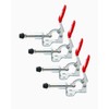 QLEUIFT 4 x Toggle Lever Clamp, Push Pull Action Hand