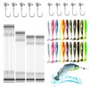 75pcs Fishing Accessories, 40pcs Steel Leader Pike, 4 Sizes Steel