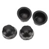 Tbest 4PCS ATV Quad Go Kart Wheels Dust Cap, Rubber,