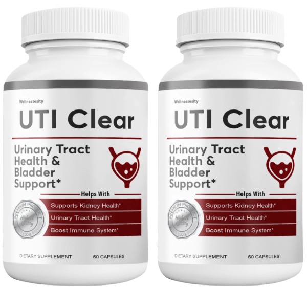 wellnessesity UTI Clear - Kidney Health Support, Urinary Tract &