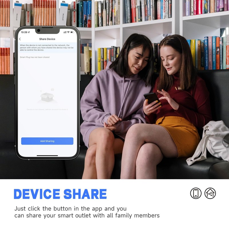 Smart Wall Outlet, Electrical Smart Outlet Compatible with Alexa and