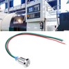 4 Sets PreWired Round LEDs Waterproof Dustproof 2-Color Common Cathode