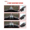 LUXEMOTO Smoked Windshield Air Flow Vent for Honda Goldwing GL1800